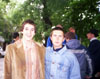 With my friend Ivan on the farewell day in the school yard, May 15, 2004