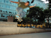 Skateboarding on the Lyon's streets - June 2005